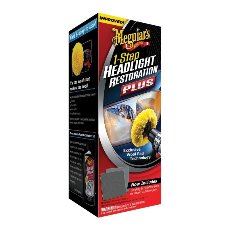 1-Step Headlight Restoration Plus